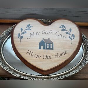 Heart-Shaped Wood Wall Decor